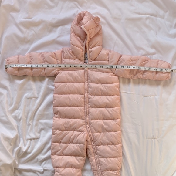 Baby Gap ColdControl Puffer One-Piece, misty rose pink size 12-18 months - Picture 16 of 16
